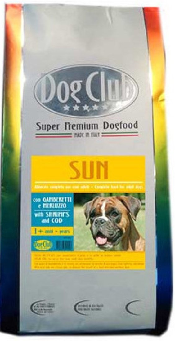 

Сухой корм для собак Dog Club Sun для всех пород с креветкой 12 кг