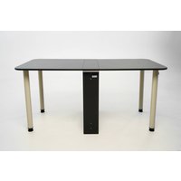 Стол-книга Stoloff Мечта 1600x850 (антрацит, опоры вкручиваемые, углы закругленные с роликами и ручками)