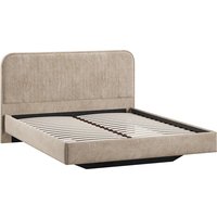 Кровать Трия Тиффани Тип 1 180x200 (микровелюр Wellmart Dark Beige)