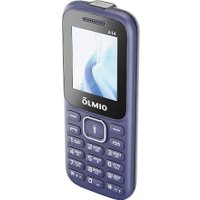 Кнопочный телефон Olmio A14 (синий)