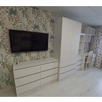 Стеллаж Астрид-Мебель Ницца-4 (Белый)