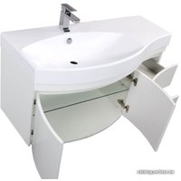  Aquanet Тумба под умывальник Опера 115 L (белый, 2 дверцы, 2 ящика)