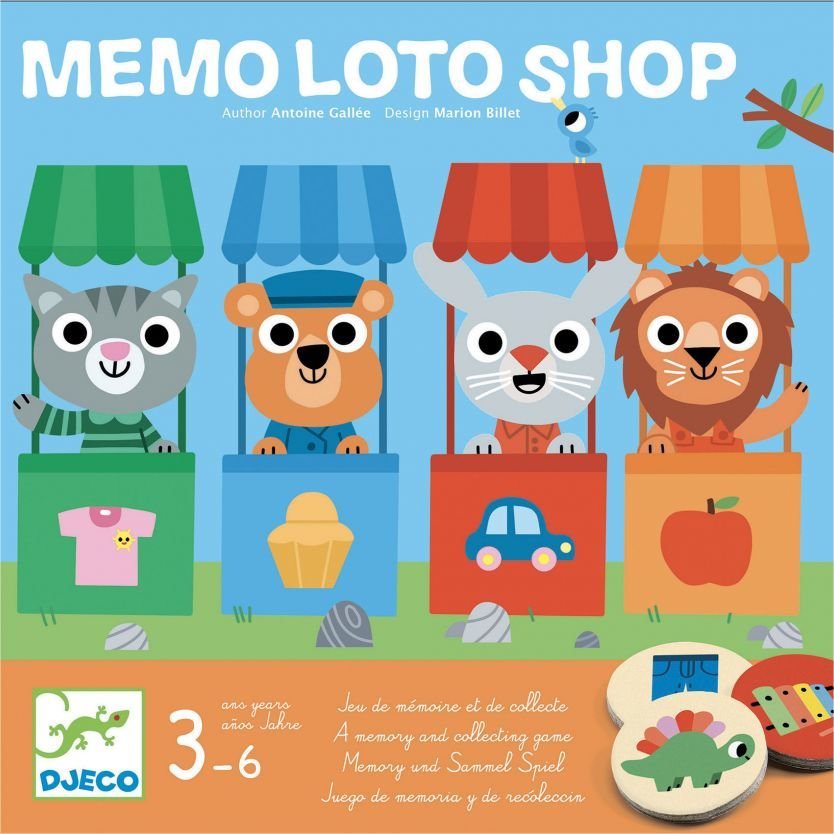 

Настольная игра Djeco Мемо Магазин 08537