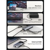 Кабель Cabletime USB 4 USB Type-C - USB Type-C (1 м, черный)