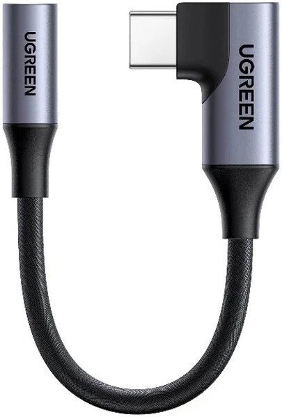 Адаптер Ugreen CM991 95589 USB Type C - 3.5 мм (0.1 м, черный)