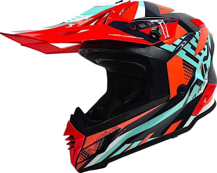 

Мотошлем AIM RH855 Fiber Glass Vexo RH855V-BRB-XS (XS, красный/синий)