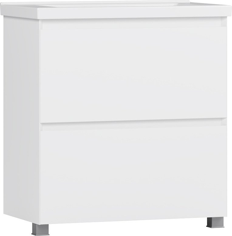 

Belux Тумба под умывальник Киото Н 80-02 (1, белый глянцевый)