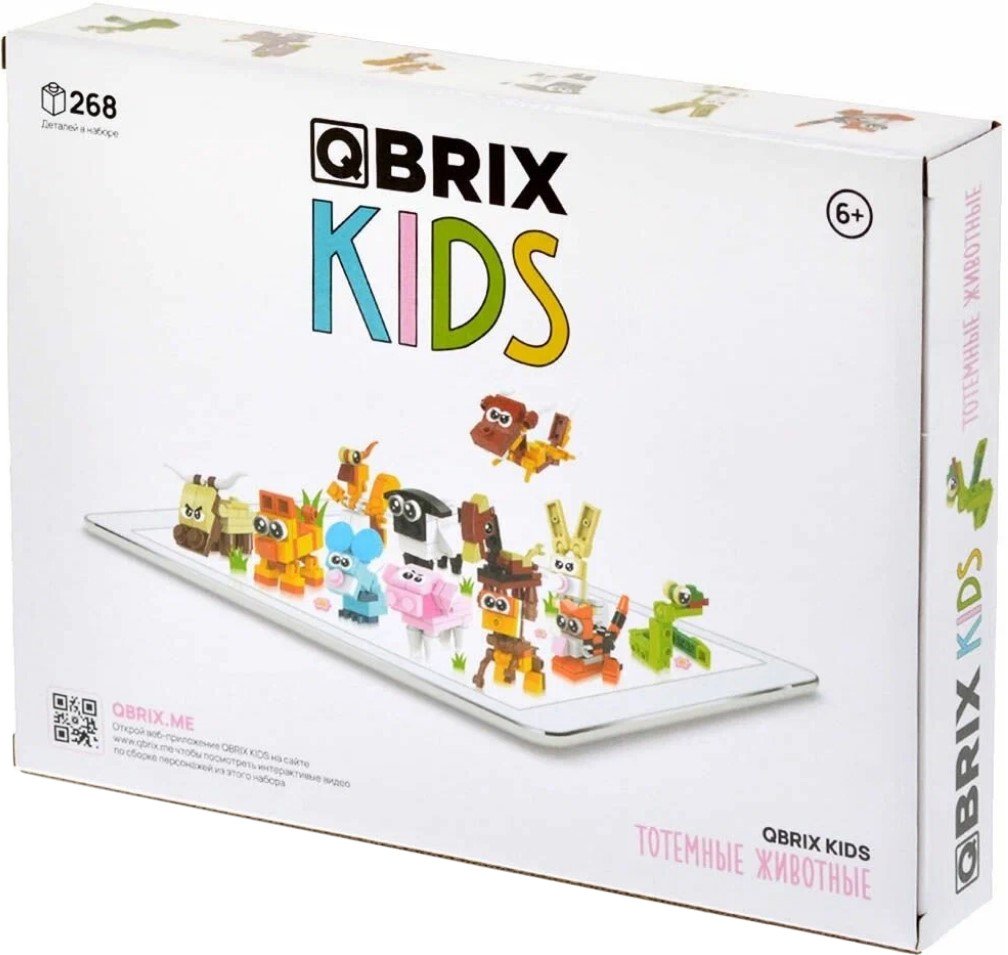 

Конструктор QBRIX Kids Тотемные животные