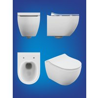 Унитаз подвесной Cersanit Brasko Smart Clean On DPL EO Slim LP 64824