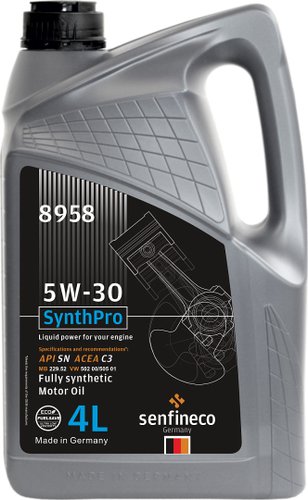 Моторное масло Senfineco SynthPro 5W-30 API SN ACEA C3, 4л