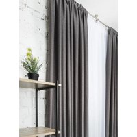 Штора Модный текстиль 112MT391019 (260x200, темно-серый)