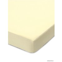 Простыня Мерцана Простыня на резинке 180 см (трикотаж, бежевый)