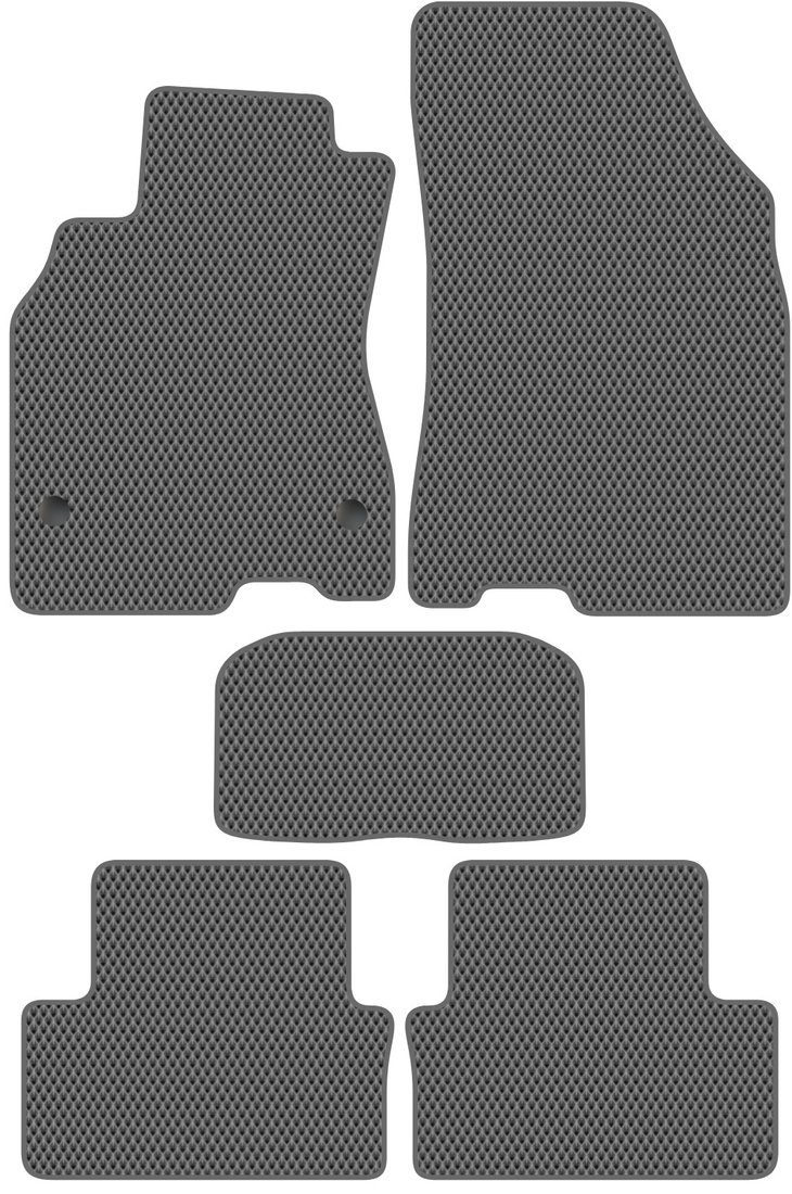 

Комплект ковриков для авто Alicosta Renault Fluence (седан) 2009 - 2017 (серый, ромб)