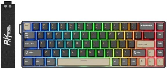 Клавиатура Royal Kludge RK68 HE Phantom (RK Mint)