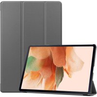 Чехол для планшета JFK Smart Case для Samsung Galaxy Tab S7 FE/ Tab S7 Plus/ Tab S8 Plus (серый)