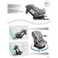 Детское автокресло Amarobaby Brilliant Isofix AMARO-2003-BrSe (серый)