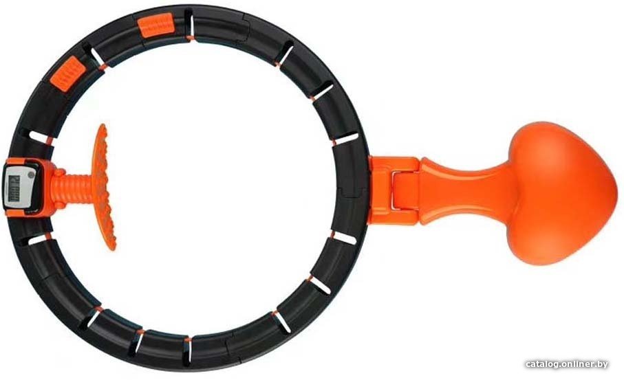 Гимнастический обруч ZEZ Sport PRO1832 985г (черный)