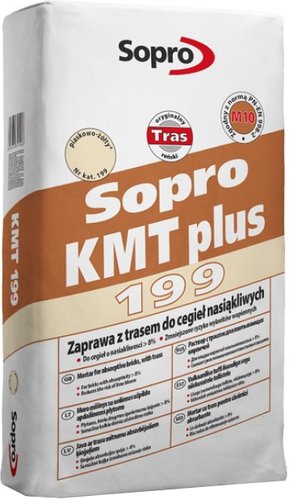 Кладочный состав для кирпича и камня Sopro KMT plus 199 (25 кг)