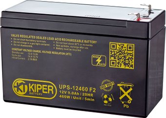 Аккумулятор для ИБП Kiper UPS-12460 F2 (12В/9 А·ч)
