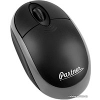 Мышь Partner Cordless WM-025 (черный/серый)