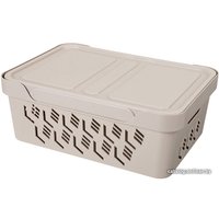 Ящик для хранения Econova Deluxe 12 л 433205734 (светло-бежевый)