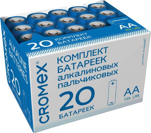 

Батарейка Cromex Alkaline LR6 15А АА 20шт