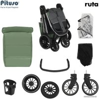 Коляска прогулочная «книга» Pituso Ruta (зеленый)