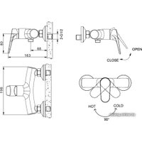 Смеситель Bravat Eler F9191238CP-01