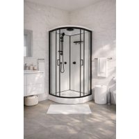 Душевая кабина Triton Прайм-Блэк М3 90х90В