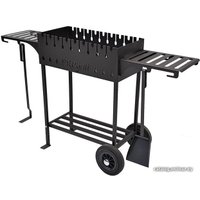 Мангал для дачи Progrill Техас на колесах (4 мм)