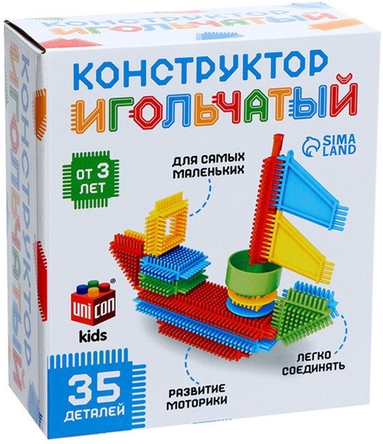 

Конструктор Unicon Игольчатый 7598134 (35 эл)