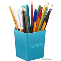 Настольный набор Erich Krause Base Ice Metallic 55696 голубой (18 предм)