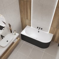 Ванна Lauter Bliss 150 L 21201051L (с черным подголовником)