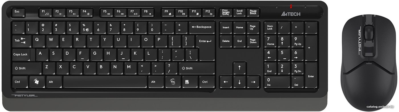 Офисный набор A4Tech Fstyler FG1012 (черный)