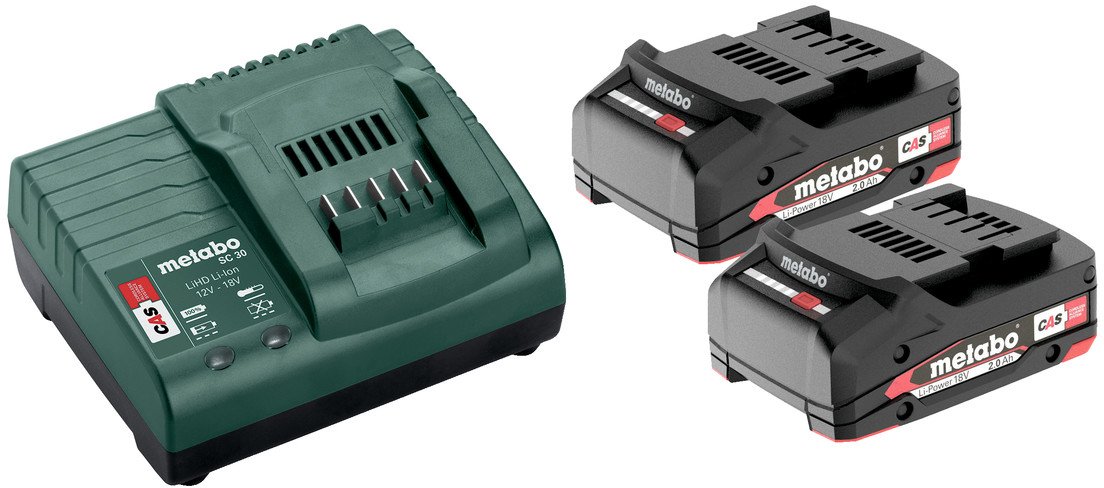 

Аккумулятор с зарядным устройством Metabo 685161000 (18В/2x2 Ah + 12-18В )