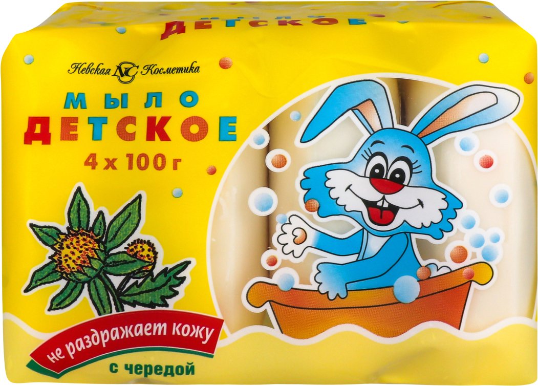 

Мыло Невская косметика Детское с чередой 4х100 г
