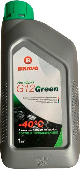 

Антифриз Bravo G12 1кг (зеленый)