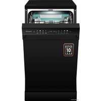 Отдельностоящая посудомоечная машина Weissgauff DW 4539 Inverter Touch AutoOpen Black