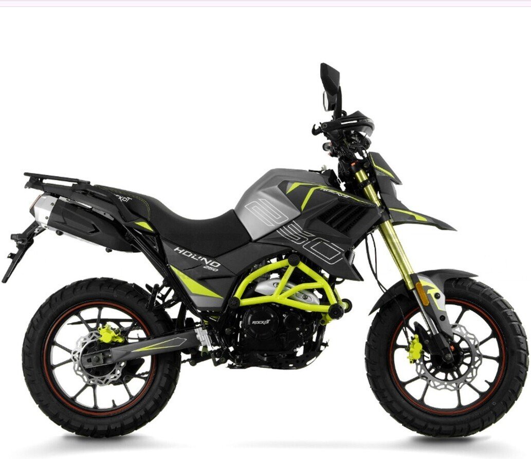 

Мотоцикл Rockot Hound 250 2.0 (серый/желтый)
