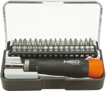 Набор отвертка с битами NEO 04-228 (17 предметов)