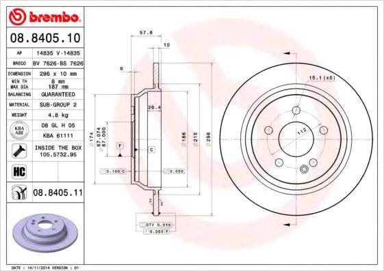 

Brembo 08840510