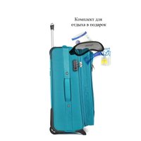 Чемодан 4 ROADS 6127-M 64 см (петролеум)