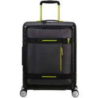 Чемодан-спиннер American Tourister Hello Cabin Black/Lime 55 см