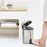 Мусорное ведро Brabantia Pedal Bin NewIcon 3 л (стальной с защитой от отпечатков)