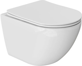 Унитаз подвесной White Wave Meridian Tornado Flush (белый глянец)