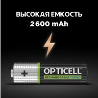 Аккумулятор Opticell Turbo Rechargeable AA (4 шт) в Солигорске