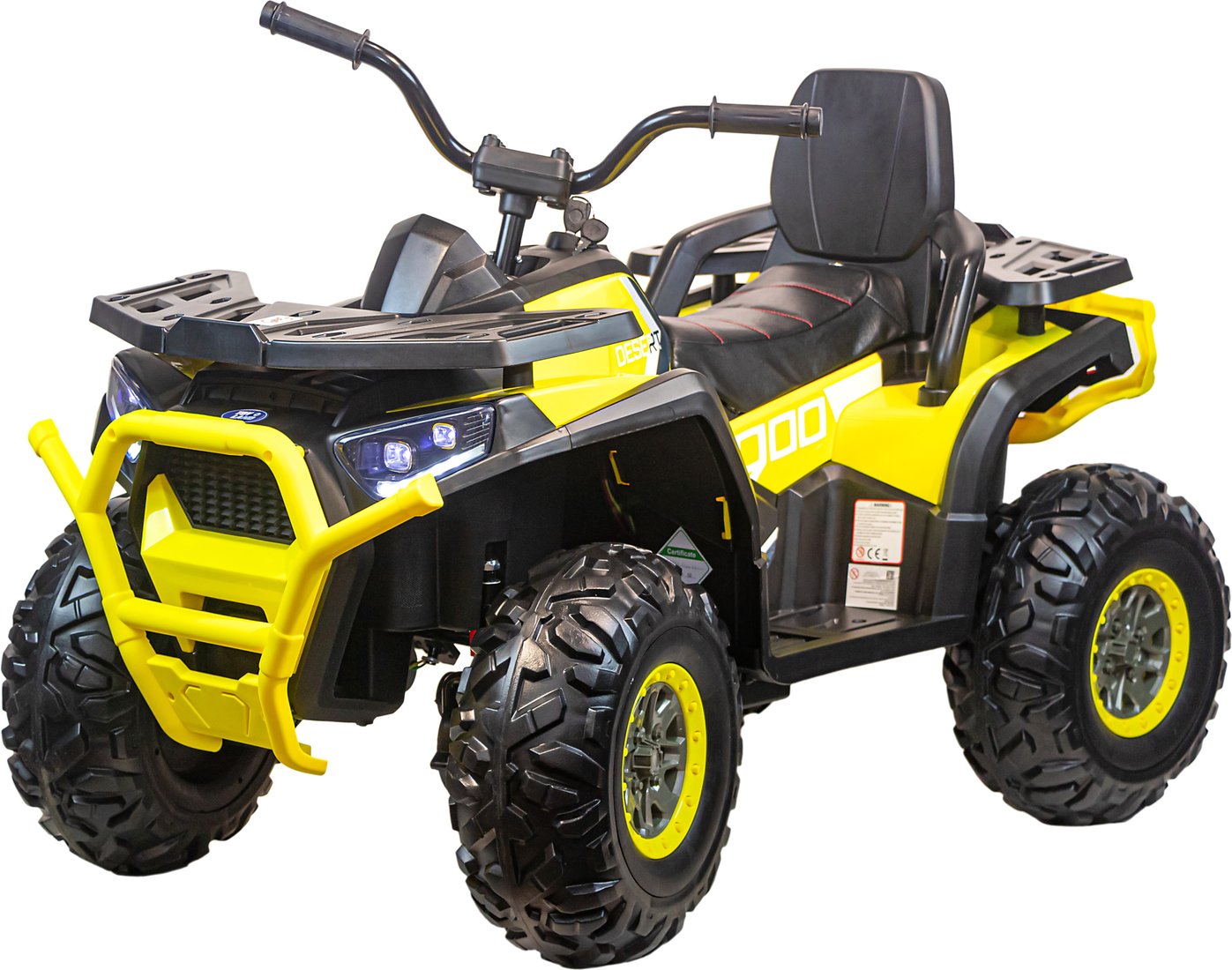 

Электроквадроцикл Toyland Qwatro 4х4 ХМХ607 (желтый)