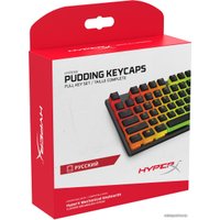 Набор кейкапов HyperX Pudding Keycaps (черный, с кириллицей)