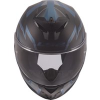 Мотошлем LS2 FF820 Rapid III Xtrem (2XS, черный/синий бензин)