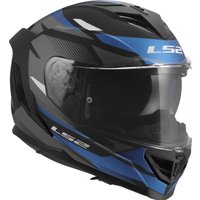 Мотошлем LS2 FF818 Storm III Komai (2XL, черный/синий)